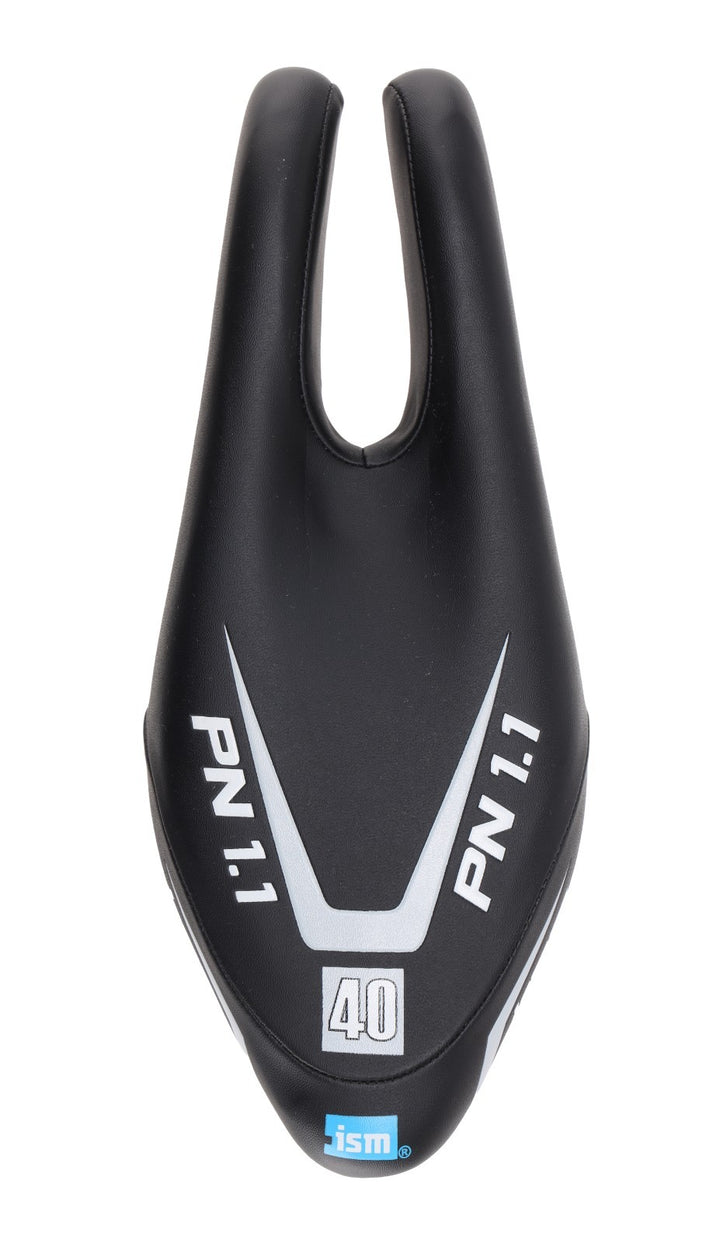 ISM PN 1.1 Triathlon Bike Saddle 110mm 7 x 7mm Stainless Steel Split Nose TT