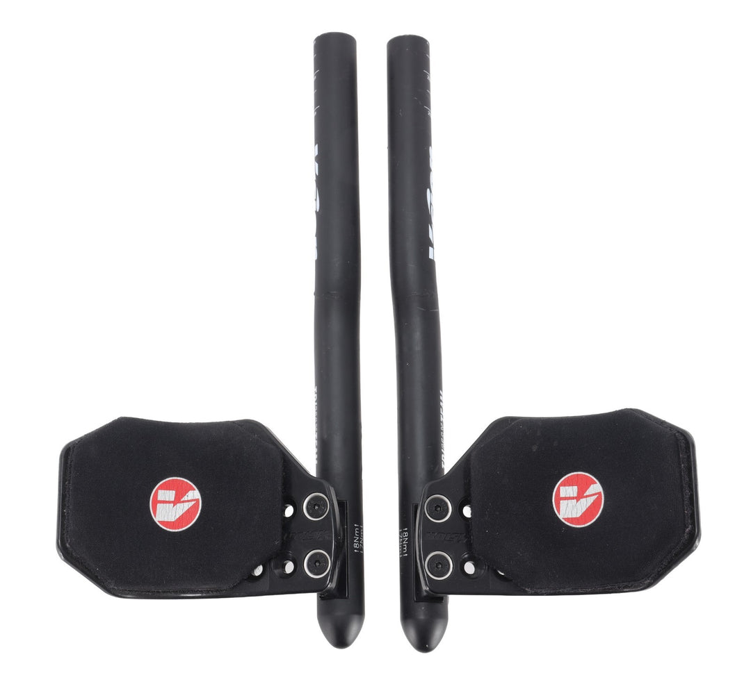 Vision Trimax Team Alloy Clip-On Triathlon Bike Aerobar Extensions 31.8 x 306mm