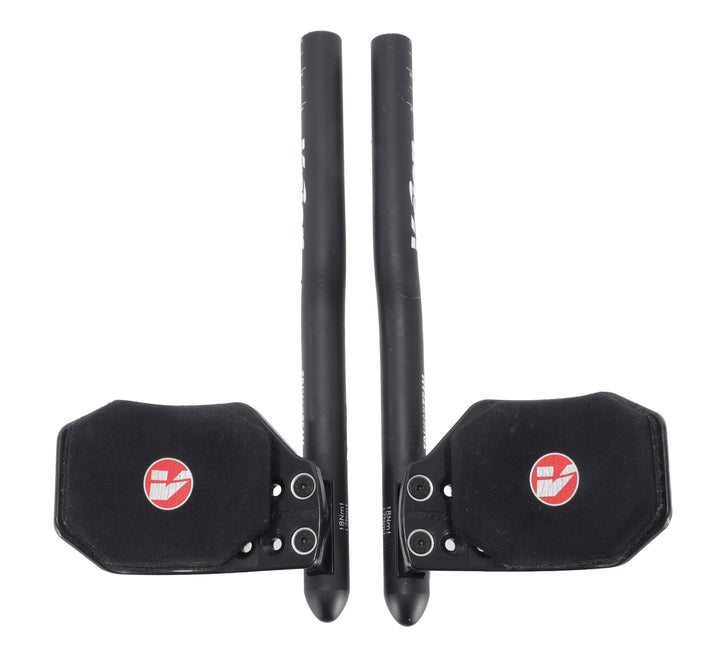 Vision Trimax Team Alloy Clip-On Triathlon Bike Aerobar Extensions 31.8 x 306mm