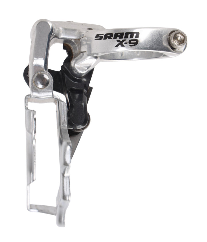 SRAM X9 3 x 9 Speed Top Pull Mountain Bike Front Derailleur 31.8mm Clamp-On