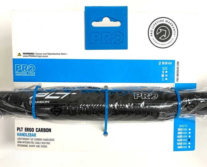 PRO PLT Ergo UD Carbon Road Bike Drop Handlebars 31.8 x 420mm 42cm Ergonomic Di2