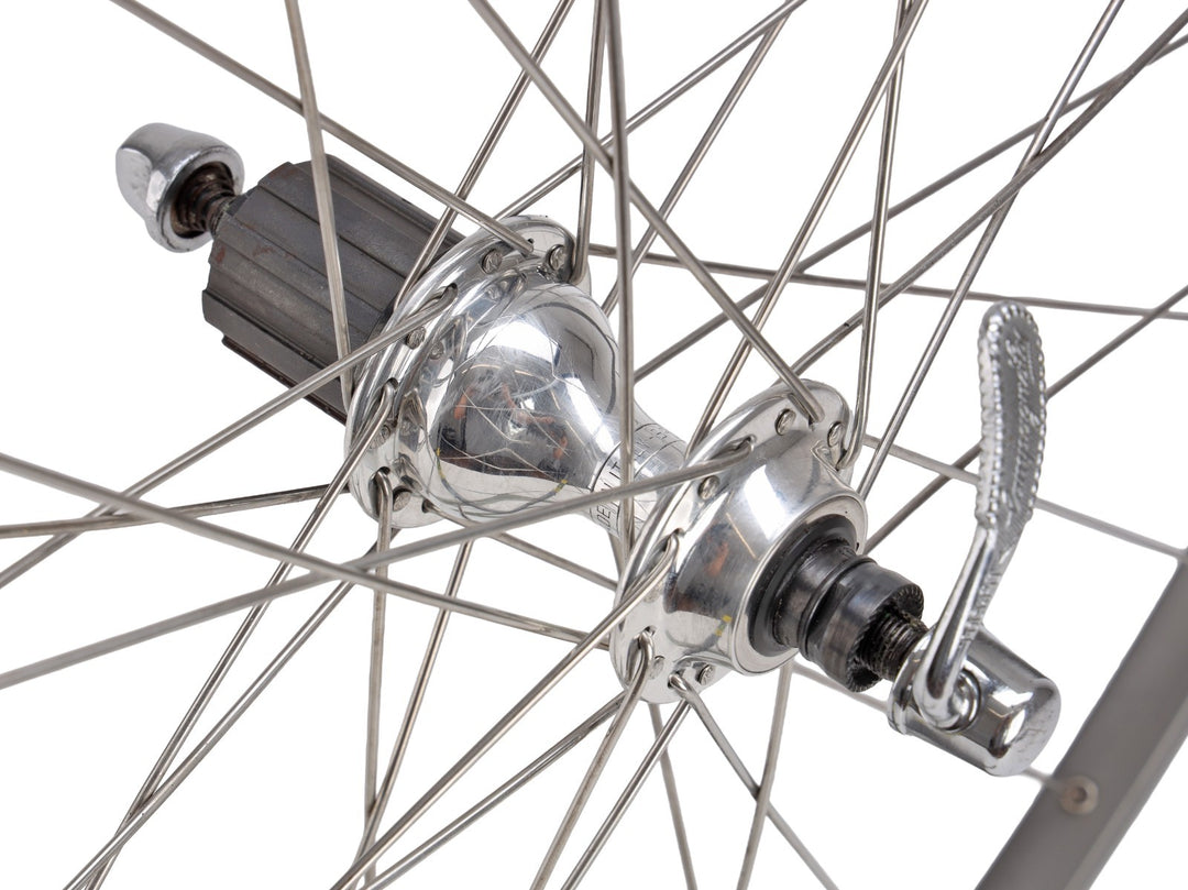 Mavic MA 40 Campagnolo Veloce Alloy Road Bike 10 Sp Wheelset 700c Rim QR Vintage