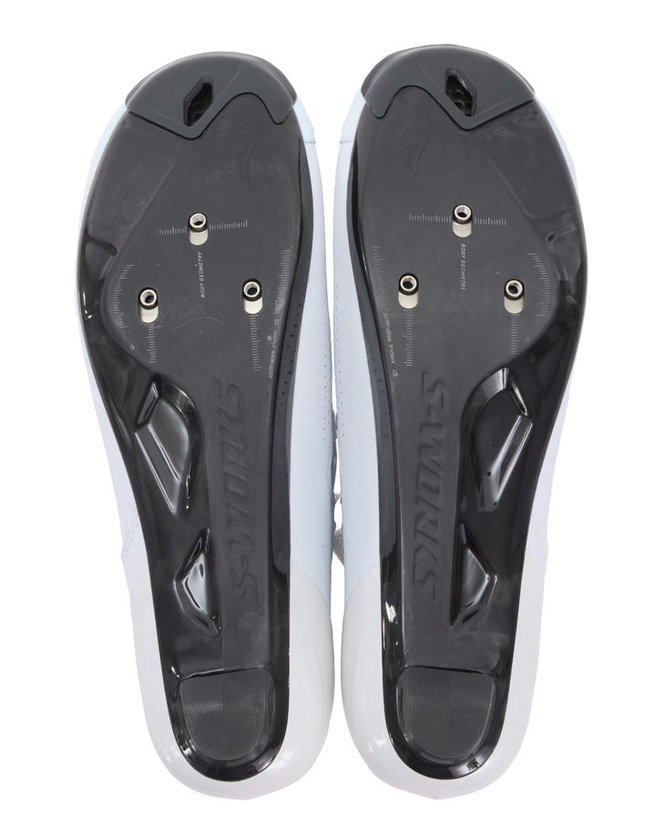 Specialized S-Works Ares Road Bike Shoes EU 43.5 US Men 10.25 BOA WHITE 3-Bolt