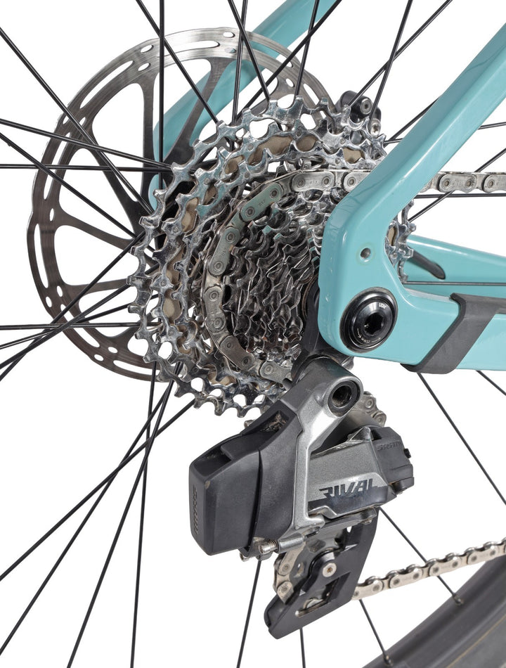 Kona Ouroboros CR/DL Gravel Bike 2x 12s 54cm Gloss Harbor SRAM AXS Rival 2025