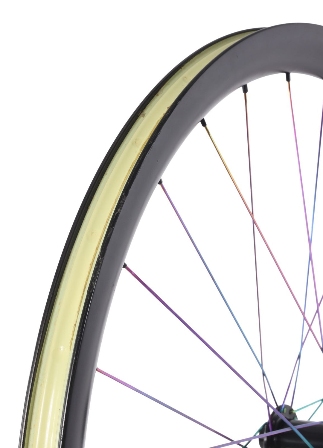 HUNT 35 Carbon Disc Tubeless Gravel Bike FRONT Wheel 12x 100mm 700c Oil-Slick CX