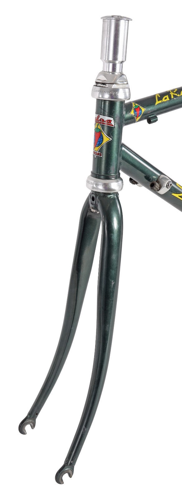 Salsa La Raza Steel Road Bike Frameset 44cm GREEN 700c Race Cycling Vintage '90s