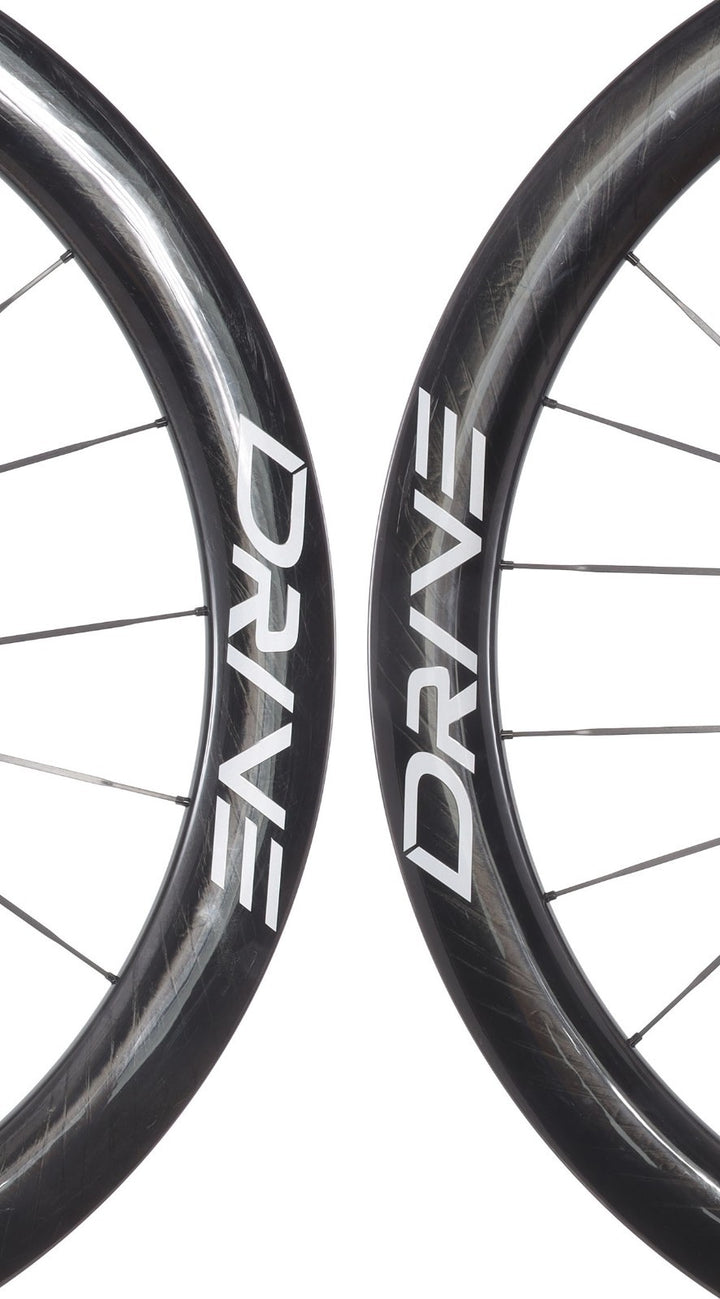 Elitewheels Drive 50D Carbon Spoke Disc Tubeless Road Wheelset 12/13 Spd Ceramic