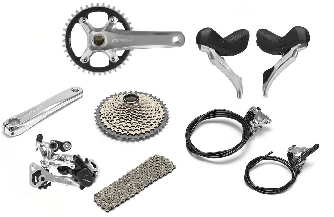 Shimano GRX Limited Edition Silver RX810 Gravel Bike Groupset 1x 11s 172.5mm 40T