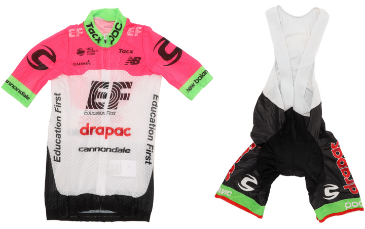 POC EF Education First Drapac Pro Cycling Short & Long Slv Team Kit Men SIZE 1/2