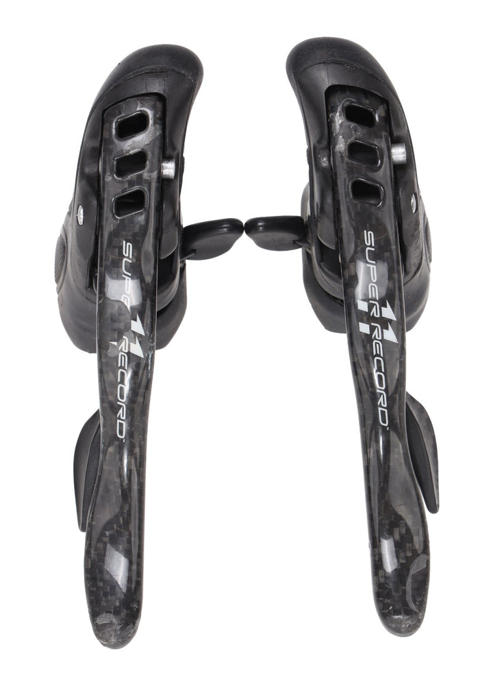Campagnolo Super Record 2 x 11 Speed Carbon Road Bike Shift Brake Lever SET Rim