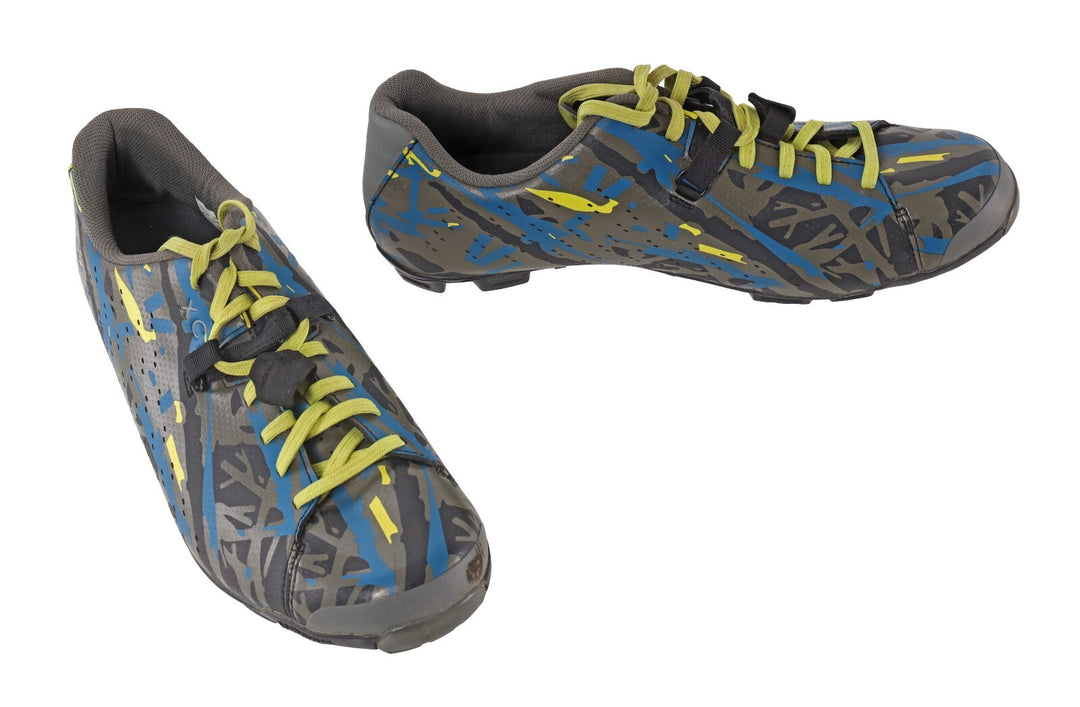 Shimano XC5 Carbon Mountain Bike Shoes EU 43 US 8.9 2 Bolt Gravel Lace MTB CX