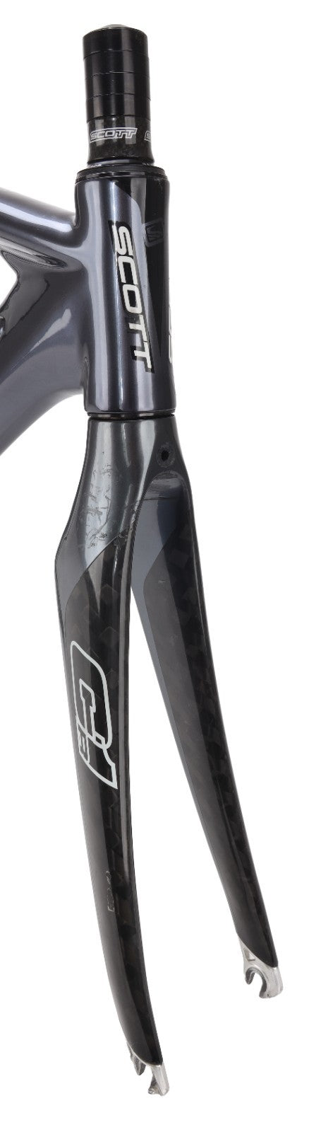 Scott Plasma CR1 LTD Carbon Triathlon Frameset MED Dark Silver QR Rim 700c 2008