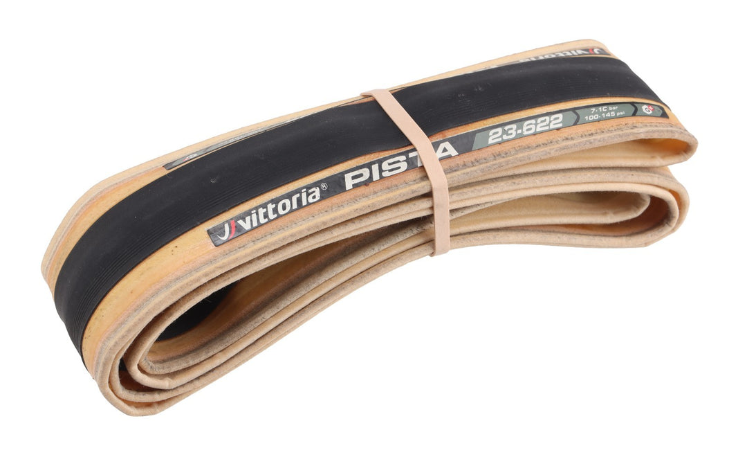 Vittoria Pista Clincher G+ Track Bike Tire 700 x 23c TAN WALL Velodrome Racing