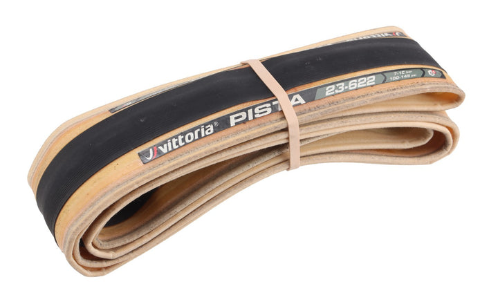 Vittoria Pista Clincher G+ Track Bike Tire 700 x 23c TAN WALL Velodrome Racing