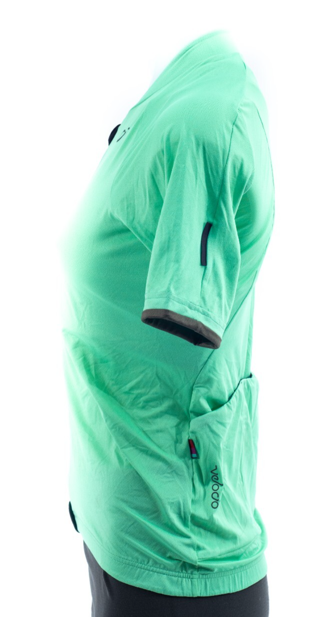 Velocio Women Signature Short Sleeve Cycling Jersey MEDIUM Mint Road Gravel Bike