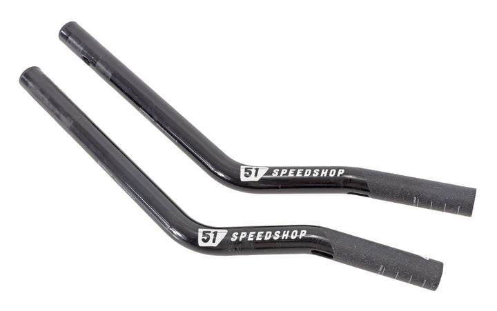 51 Speedshop Ultimate Carbon Aerobar Extensions 380mm 110mm 30º TT Tri 15mm OS