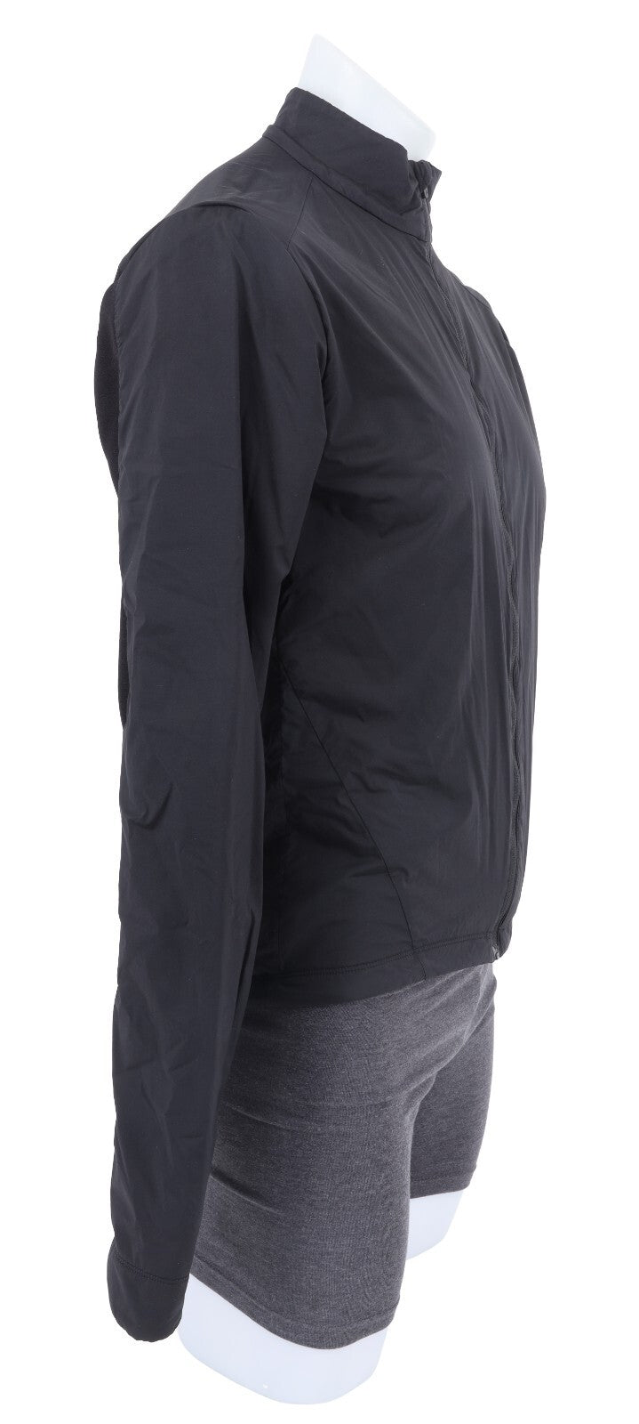 Rapha Windblock Winter Long Slv Jersey Men LARGE Black Road Bike Thermal Merino