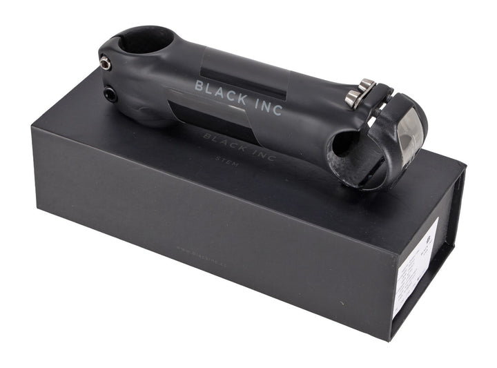 Black Inc Carbon Road Bike Stem 31.8 x 130mm 6º Black Gravel Titanium Hardware