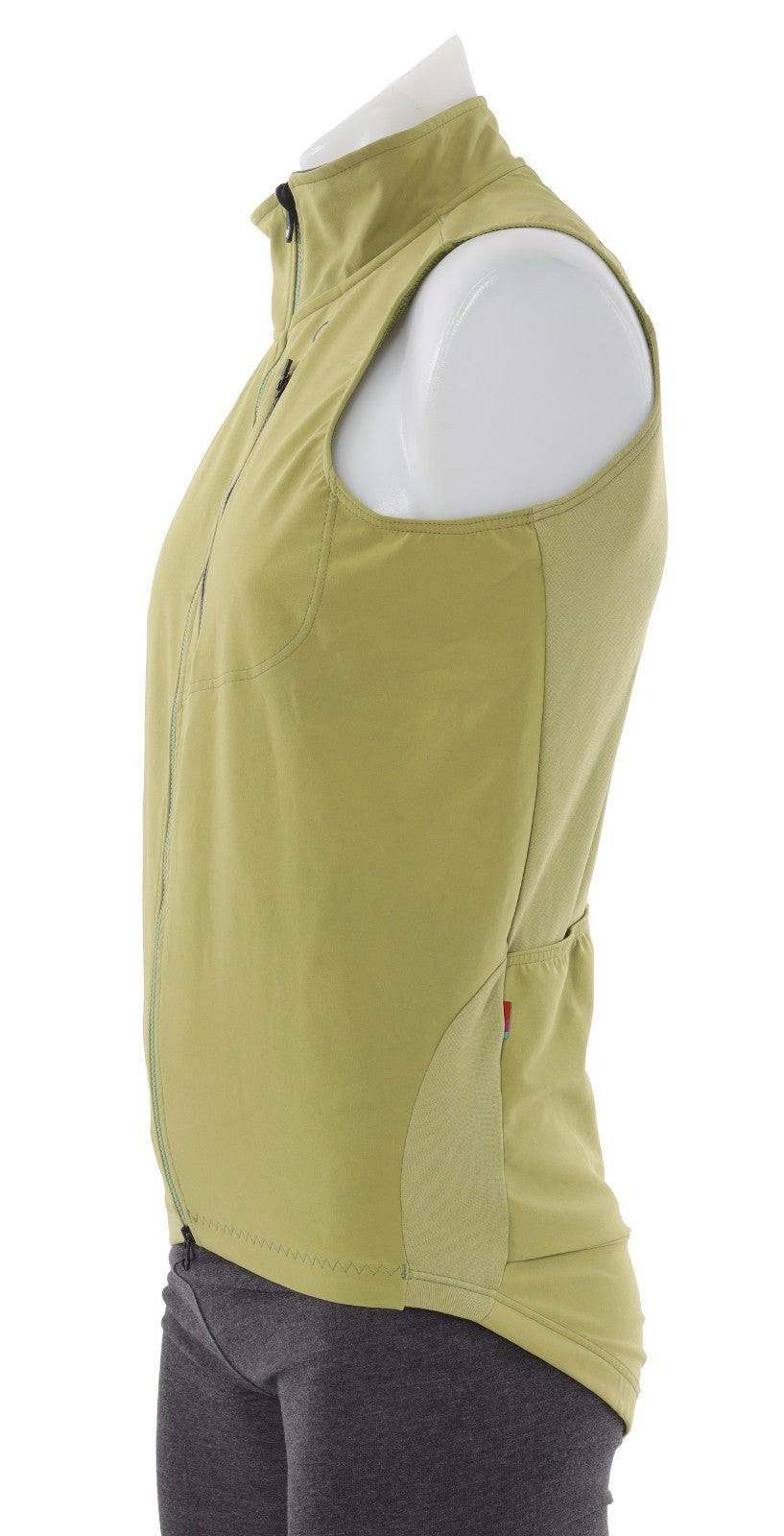 Velocio Signature Softshell Vest Men LARGE Green Cycling Road Bike Gravel