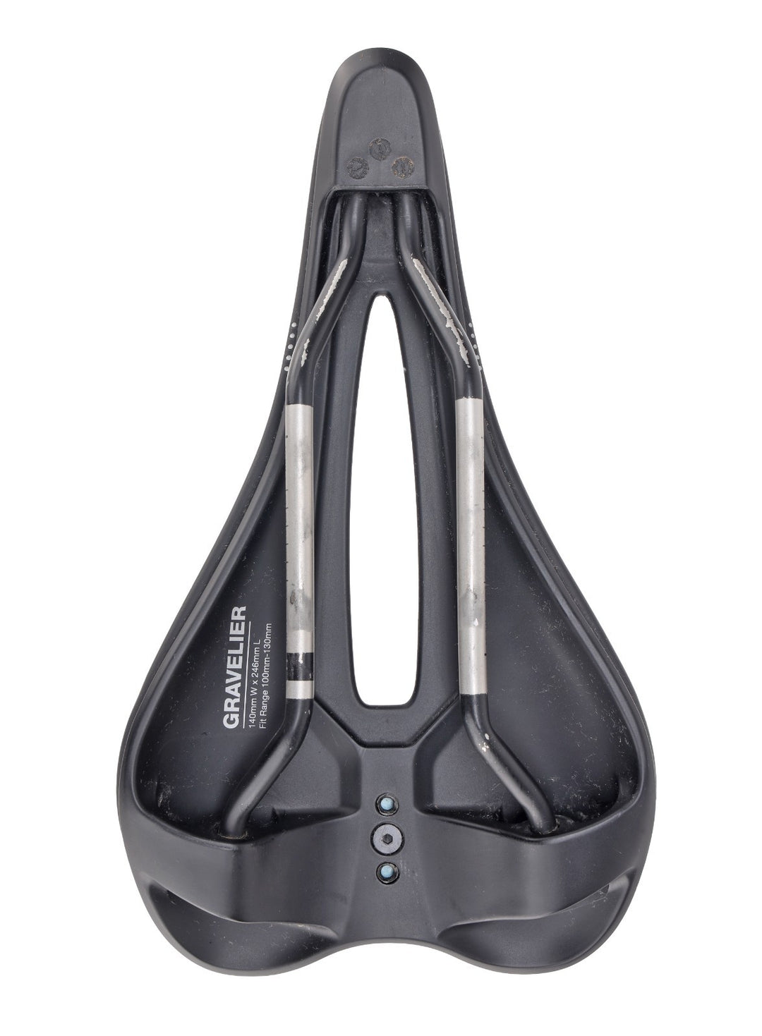 WTB Gravelier Gravel Bike Saddle 140mm 7 x 7mm Ti Rail BLACK Adventure