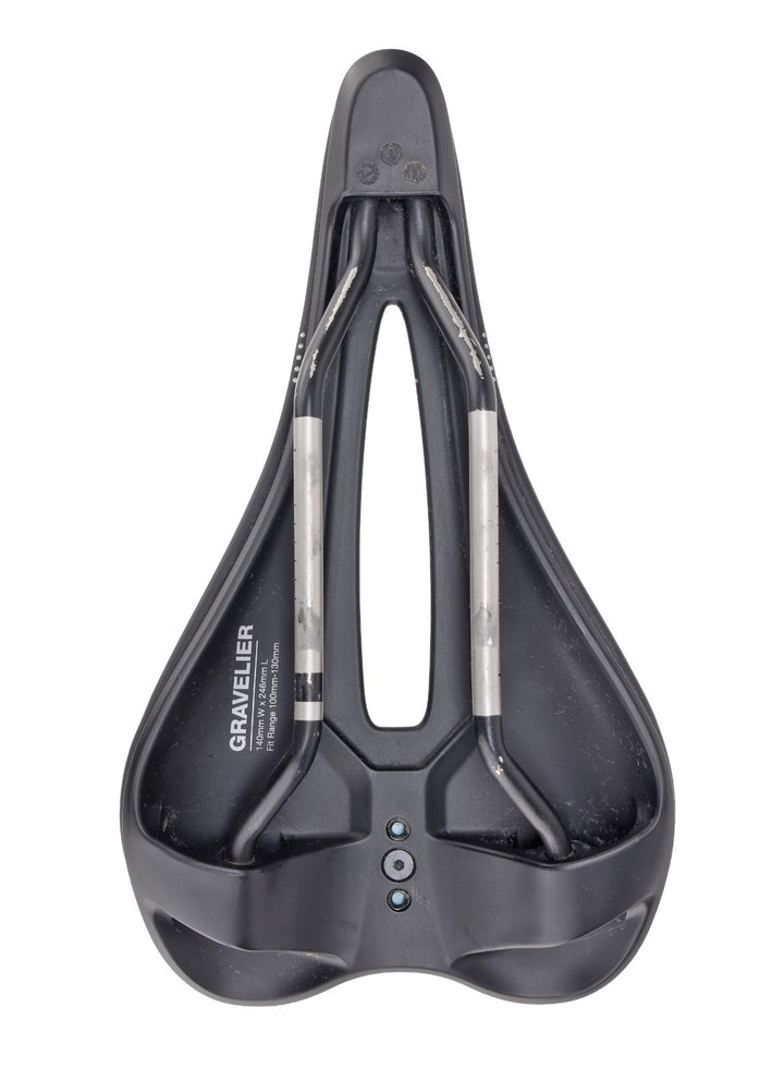 WTB Gravelier Gravel Bike Saddle 140mm 7 x 7mm Ti Rail BLACK Adventure