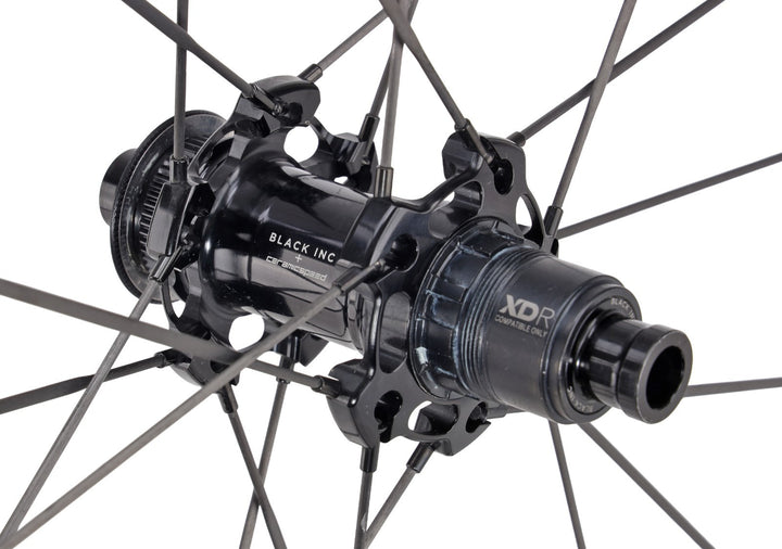 Black Inc SIXTY TWO UD Carbon Spoke Tubeless Disc 12 Spd Road Wheelset SRAM XDR
