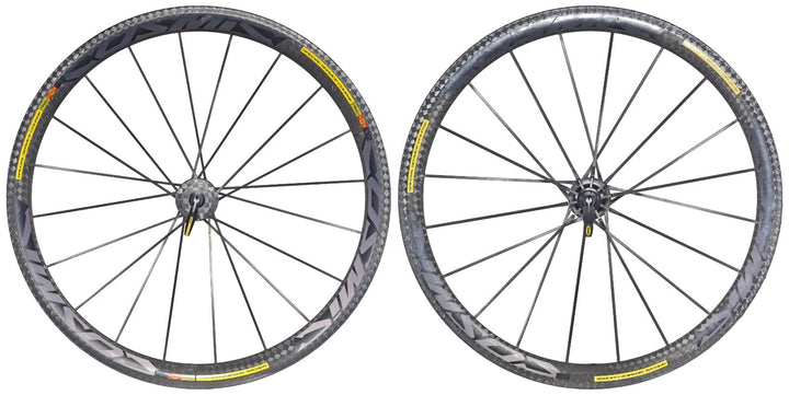 Mavic Cosmic Carbone Ultimate SSC Tubular Road Wheelset Shimano 11s 700c Rim QR
