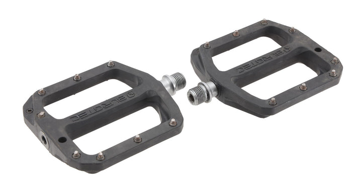 Burgtec MK4 Composite Flat Mountain Bike Pedals 9/16" BLACK Enduro MTB DH