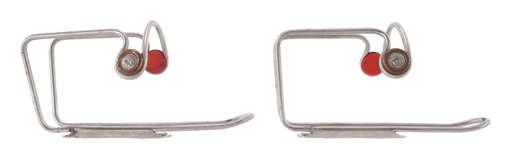 Elite Ciussi Inox Stainless Steel Road Bike Bottle Cage PAIR MTB Cycling Italy
