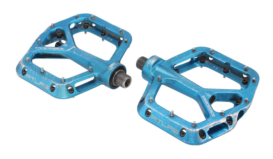 Race Face Atlas Flat Mountain Bike Pedals 9/16" Turquoise Enduro MTB DH