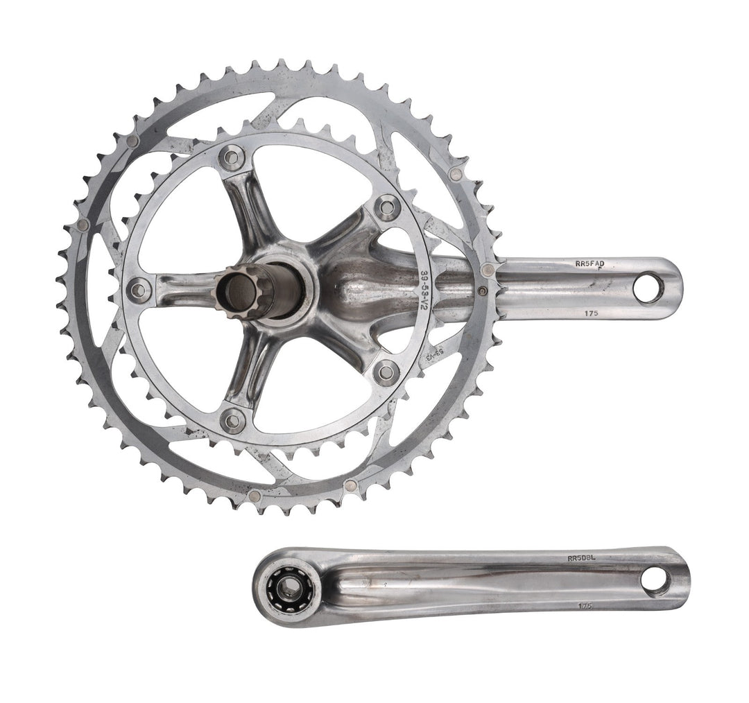 TruVativ Rouleur 53/39T Road Bike Crankset 175mm 2x 10 Speed Double GXP Vintage