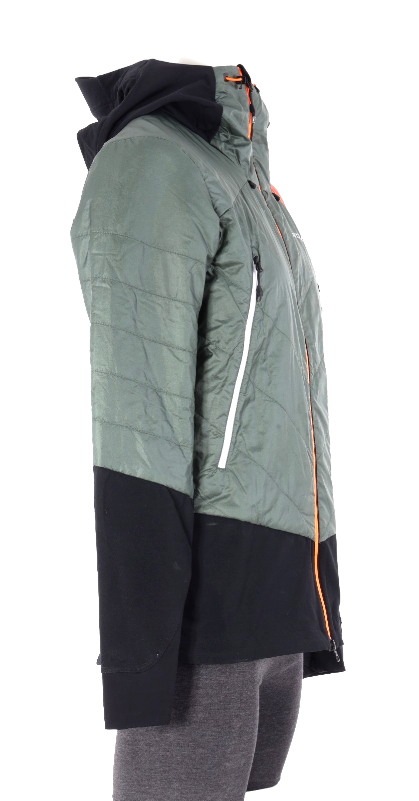 Ortovox SwissWool Piz Palu Jacket Men MEDIUM Green Hood Winter Ski Tour Hiking