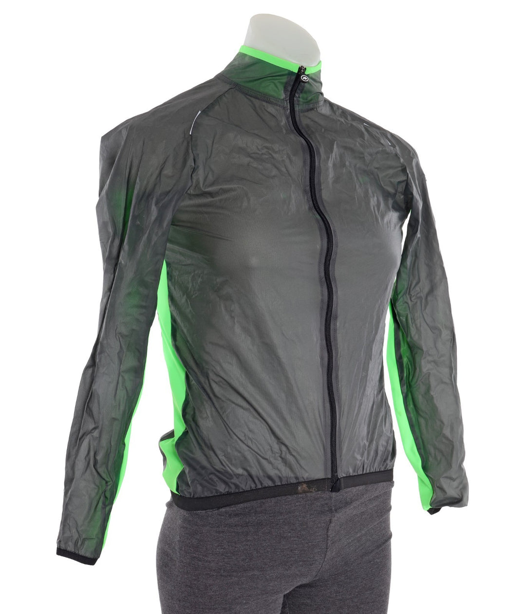 Assos Mille GT Clima Jacket Women SMALL Translucent Black Road Bike Gravel