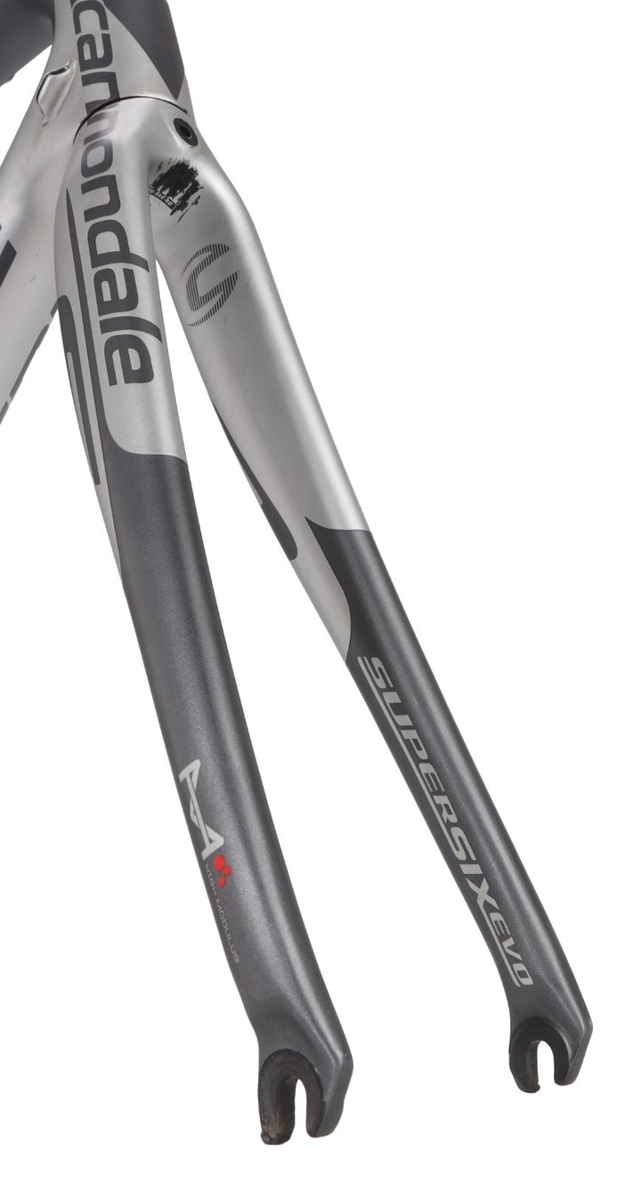 Cannondale SuperSix EVO Hi-MOD Carbon Road Frameset 58cm Silver 700c Rim QR 2015