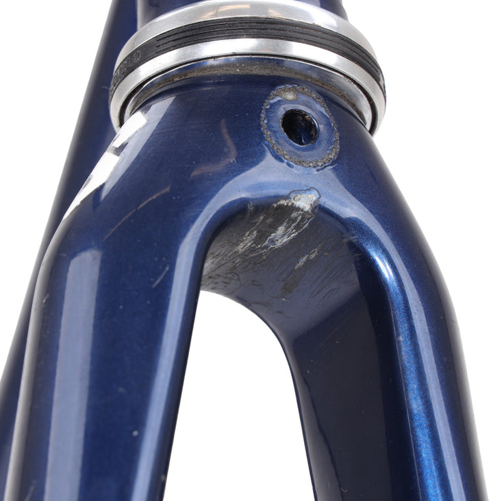 Serotta CSI Steel Road Bike Frameset 60cm Carbon Fork BLUE 700c Record USA Made