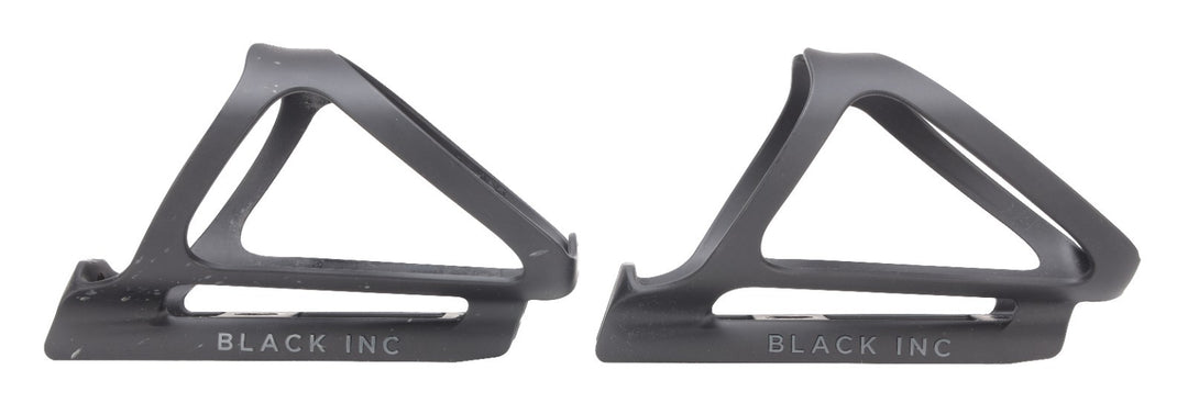BLACK Inc Water Bottle Cages 1 PAIR Matte BLACK/GREY Road Triathlon Gravel Bike
