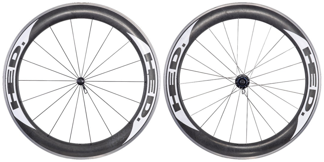HED Jet 6 Carbon/Alloy Clincher Road Bike Wheelset Shimano 10s 700c Rim Brake QR