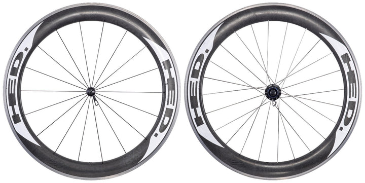 HED Jet 6 Carbon/Alloy Clincher Road Bike Wheelset Shimano 10s 700c Rim Brake QR