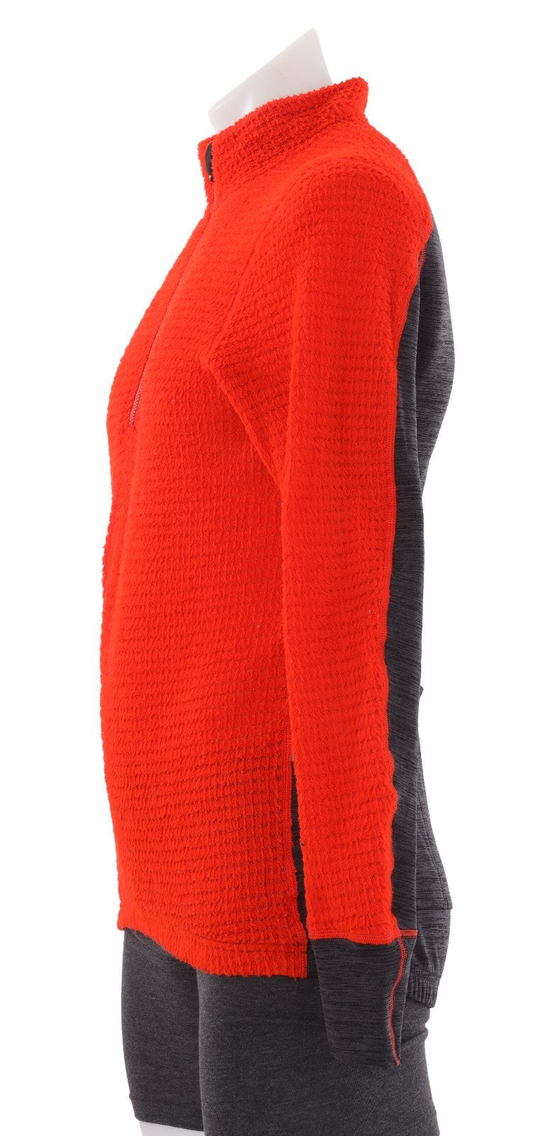 Velocio Alpha Long Sleeve Mid-Weight Layer LARGE Orange Winter Cycling