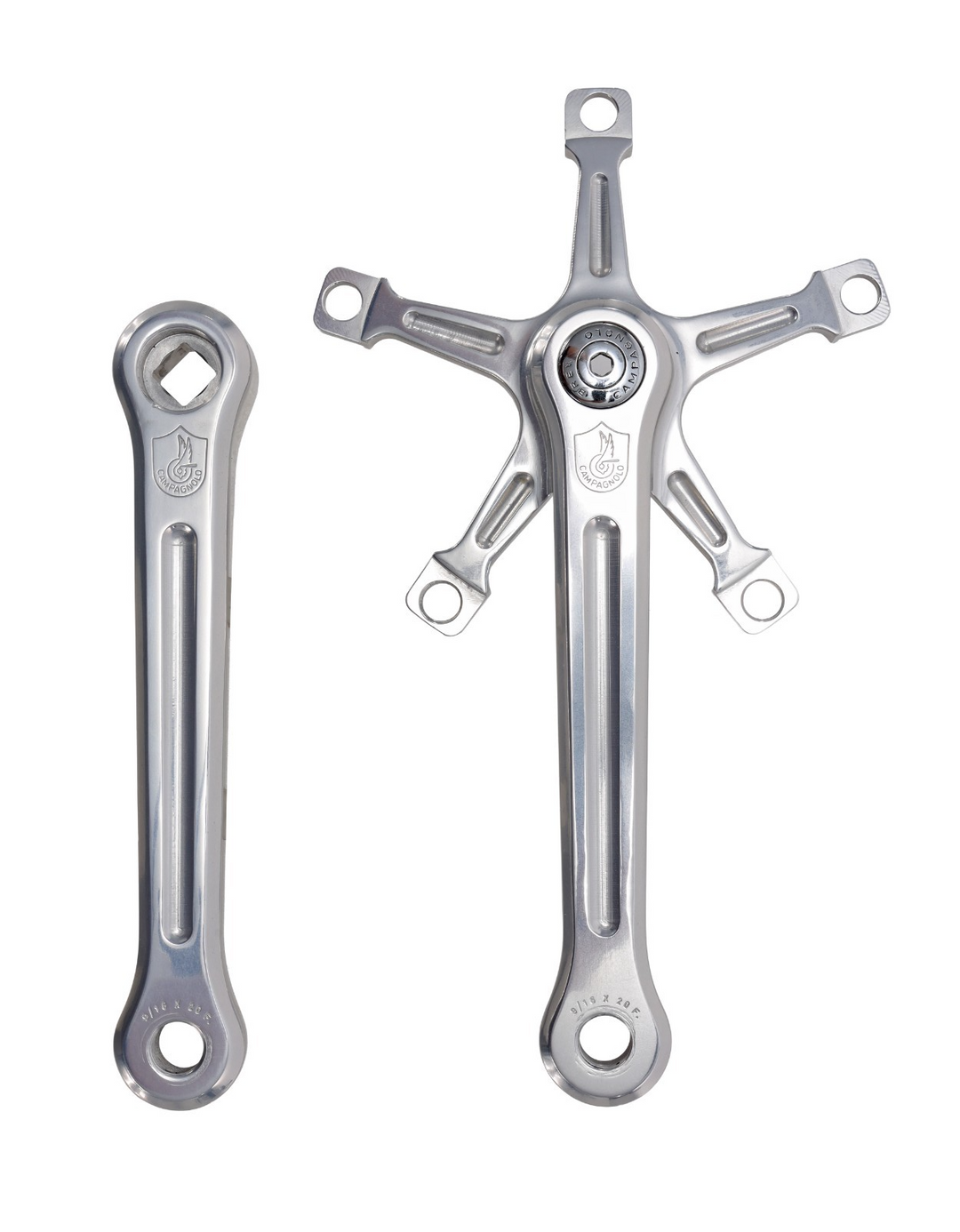 Campagnolo Nuovo Record Strada Road Bike Crankset 170mm 144 BCD NO RINGS Vintage