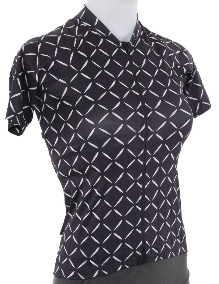 Velocio Crosshatch Ultralight Women Short Sleeve Jersey XS BLACK Road Gravel CX