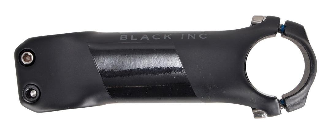 Black Inc Carbon Road Bike Stem 31.8 x 110mm 6º Black Gravel Titanium Hardware