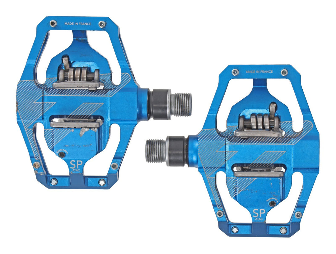 TIME Speciale 12 Enduro Alloy Mountain Bike Clipless Pedals BLUE 2-Bolt ATAC