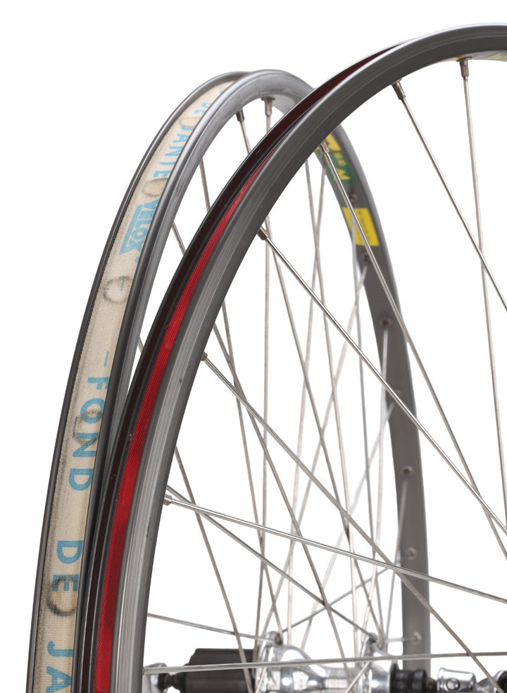 Mavic MA 40 Campagnolo Veloce Alloy Road Bike 10 Sp Wheelset 700c Rim QR Vintage