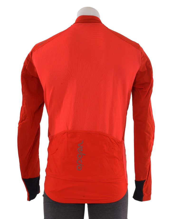 Velocio Alpha Merino Long Sleeve Jacket MEDIUM Orange Winter Cycling