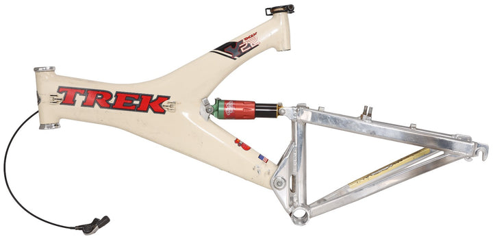 Trek Y22 OCLV Carbon Mtn Bike Frameset 26" LG 19.5" CREAM V-Brake 1997 FOR PARTS