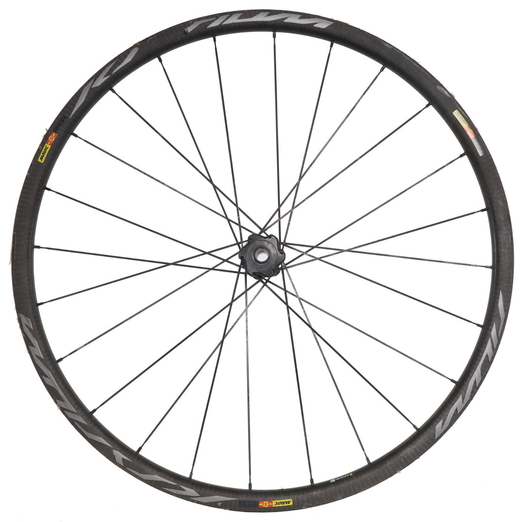 Mavic Ksyrium Pro Carbon SL Road Bike Tubular FRONT Wheel Disc 15mm CX FOR PARTS