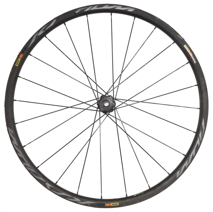Mavic Ksyrium Pro Carbon SL Road Bike Tubular FRONT Wheel Disc 15mm CX FOR PARTS