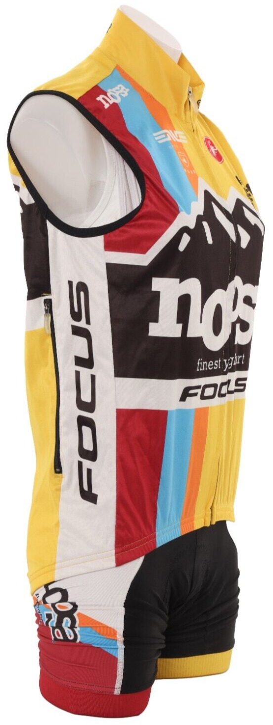 Castelli Noosa Pro CX Team Cycling Bundle Kit Men SML/MED/LRG Vest Jacket Bibs