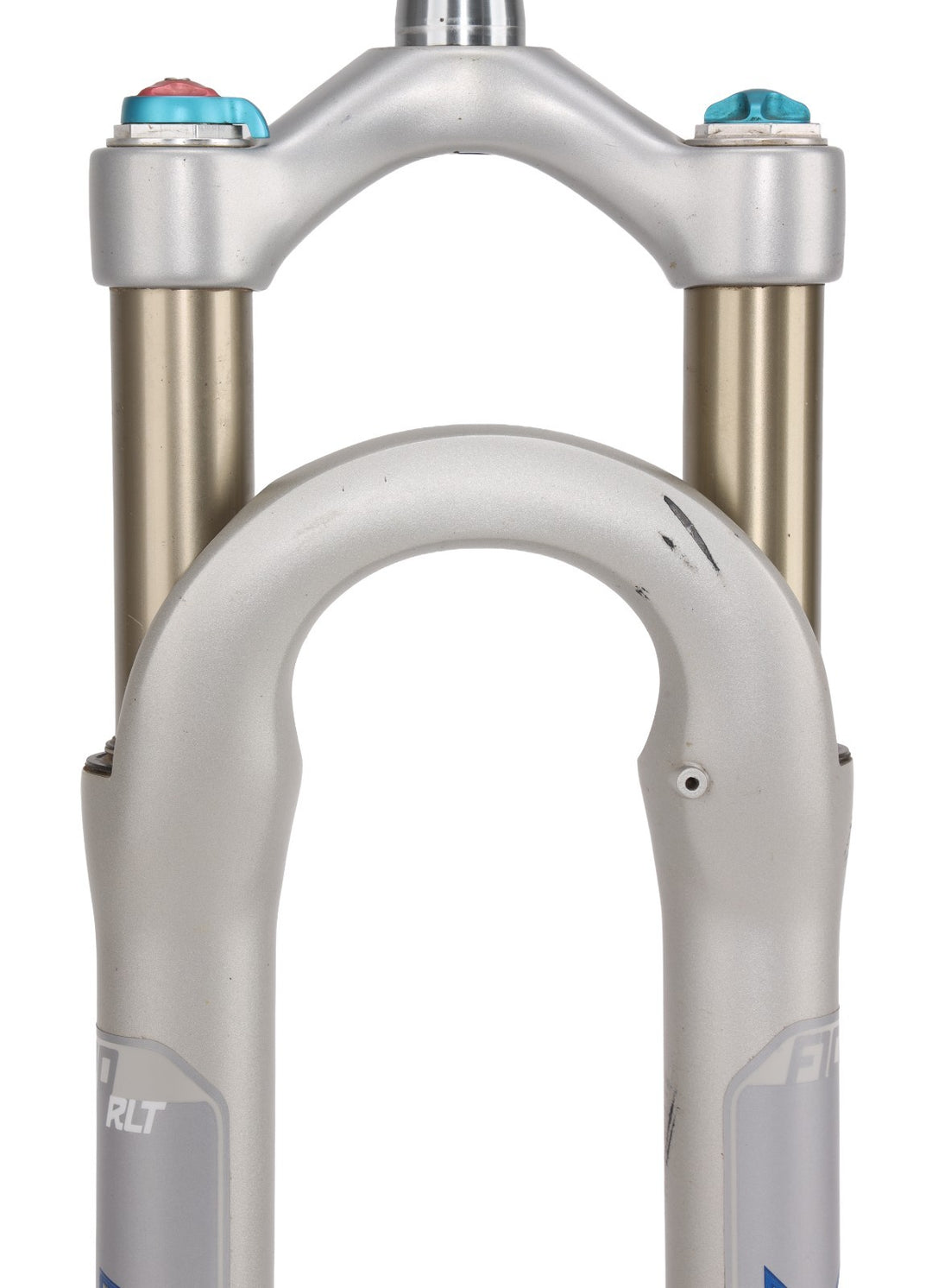Fox Factory F100 RLT 32 Disc Mountain Bike Fork 26" 100mm w/ Lockout SILVER QR
